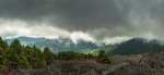 LLano del Jable, Lavafelder in La Palma, Vulkane, Landschaftsfotografie, Foto, Bilder, Wolken, Panorama2