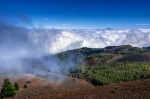 Pico Birigoya, Landschaftsfotografie, Panorama, La Palma, Teneriffa, Wolken