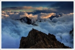 Wolkenstimmung am Roque de los Muchachos, La Palma, Foto, Landschfatsfotografie, Bilder, Sonnenuntergang