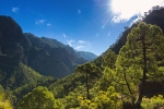 Cumbrecita, Foto, La Palma, Landschaftsfotografie, Wolken, Sonne, Caldera de Taburiente