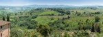 Panorama bei San Gimignano, Toskana
